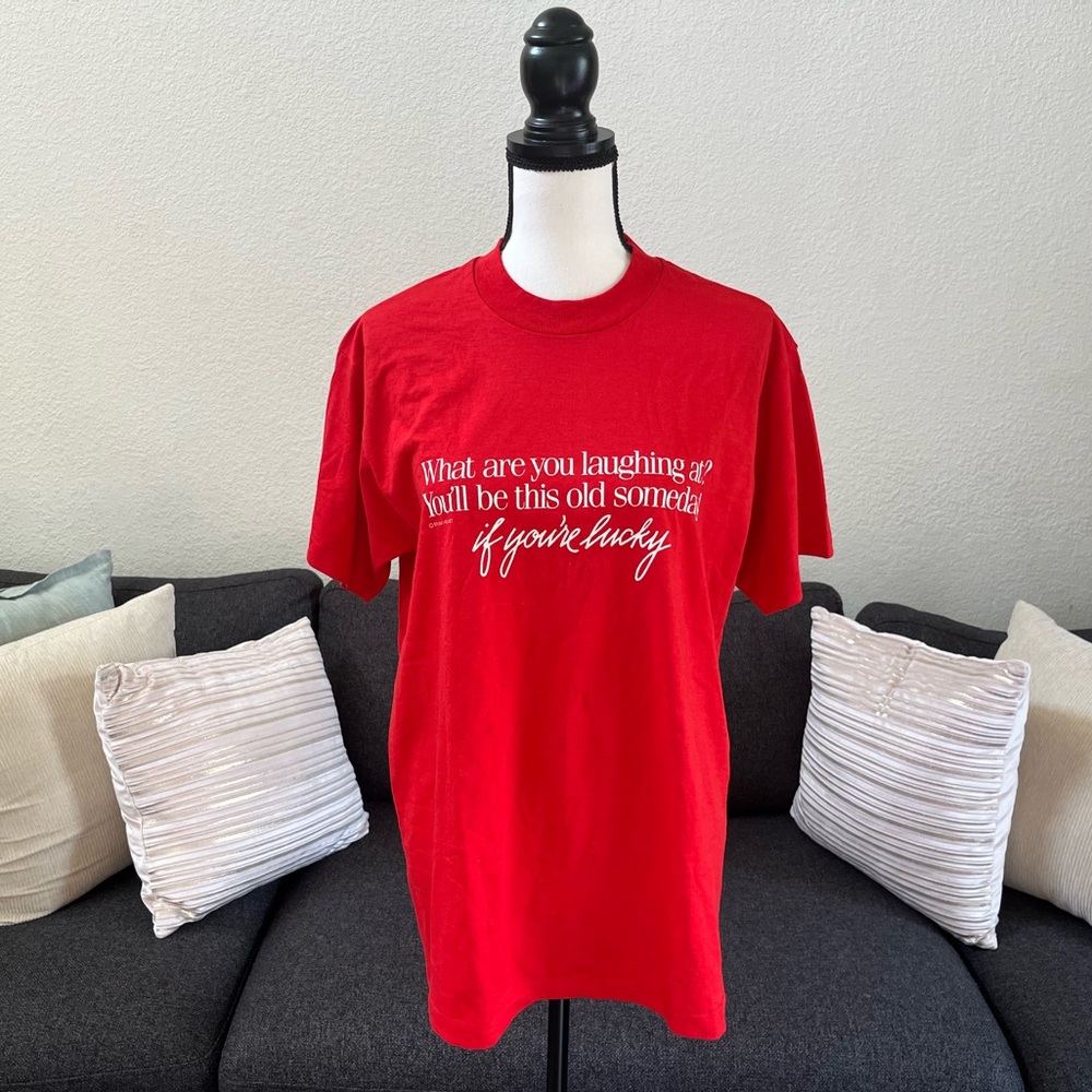 •Vintage What Are You Laughing At? Single Stitch T-Shirt•